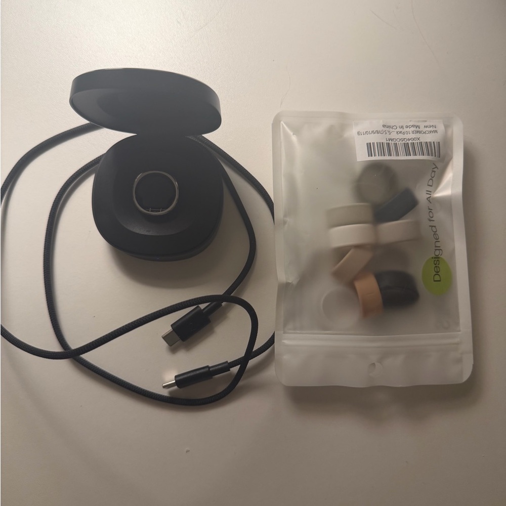 RingConn Gen 2 Smart Ring (9, Silver)